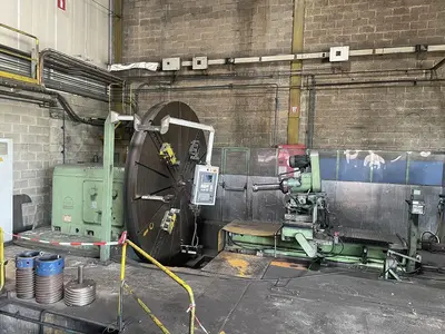 USED WMW ZERBST CNC INTERNAL THREAD LATHE Ø 4000 MM