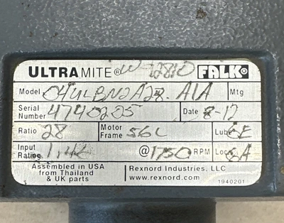 NEW Falk 04ULBN2A28AIA