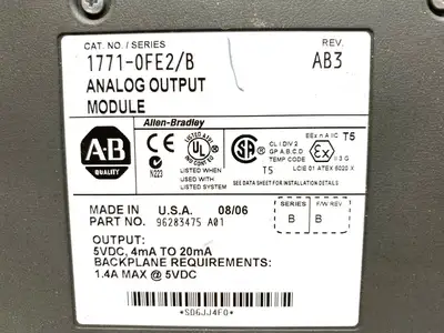 USED ALLEN-BRADLEY ANALOG OUTPUT MODULE