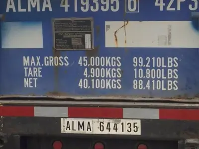 Used A PLUS 40′ FLATRACK Flatbed Trailers Florida US | USA Transequipment #1542609