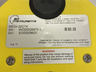 New | in-Stock 3D INSTRUMENTS 25504-32C74 Misc Electrical & Power Parts Ohio US | Surplus Asset Holdings #1241241