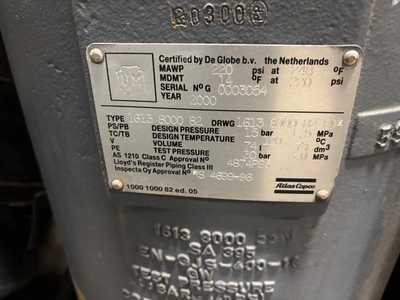 USED 2000 ATLAS COPCO GA 75