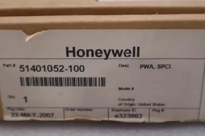 NEW IN BOX HONEYWELL 51401052-100 CIRCUIT BOARD STOCK G168