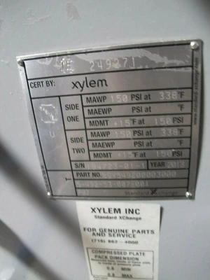 Xylem Standard XChange Does Not Apply Heat Exchangers | Amiron Machinery (5)
