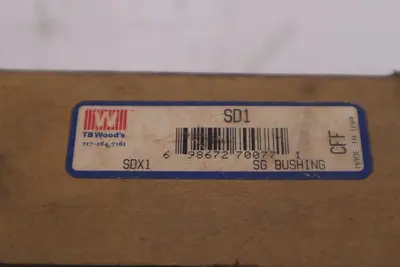 LOT OF 4 NEW OPEN BOX TB Woods SG Bushing, SD1 STOCK B-748