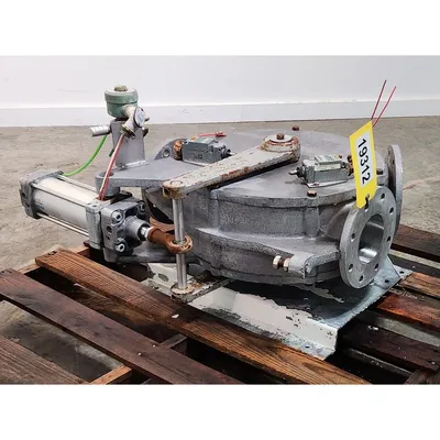 Used Reimelt GmbH 4" Single-channel Stainless Steel Tunnel Diverter Valve