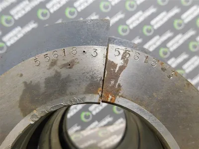 Unbranded 55618-3 Babbit Sleeve Bearing 3in Bore 6.7 in OD 4.7 in H Rusty Used