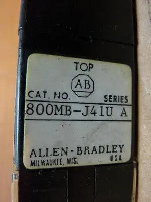 USED ALLEN BRADLEY 800MB-J41U SER A
