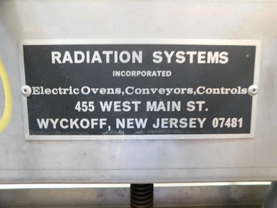 USED RADIATION SYSTEMS 12 X 36
