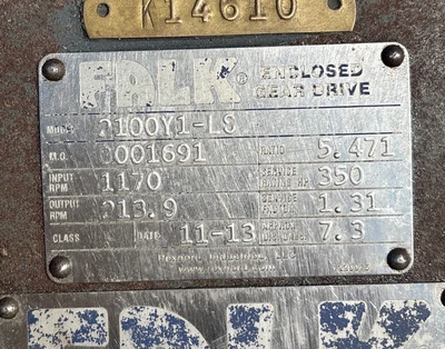 Used Falk 2100Y1-LS Gearboxes Indiana US | J&J Industrial Supply #1411570