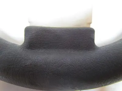 Tristar 13-1/2" Plastic center rubber coated rim steering wheel 6 spline