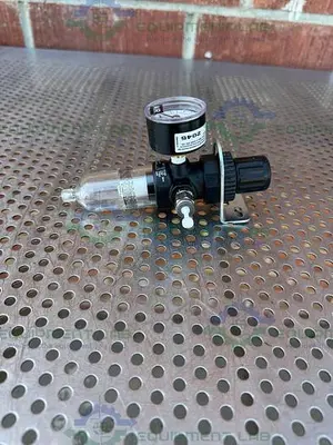 USED IMI NORGREN B07-101-M1AA FILTER REGULATOR 150 PSIG W/ ASHCROFT GUAGE