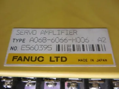 Fanuc A06B-6066-H006 AC Servo Amplifier Unit Series C w/o Door Used