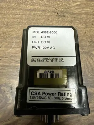 Used ACTION 4382-2000 Miscellaneous Equipment (Electrical & Power) | Surplus Asset Holdings #1198583