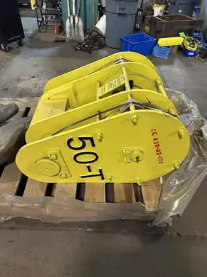 50 Ton Crane Block/Hook 6 Sheaves Rebuilt