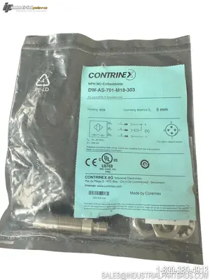 New | in-Stock CONTRINEX DW-AS-701-M18-303 Proximity Sensors Kentucky US | Industrial Parts R Us Inc. #1465853