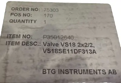 NEW IMI NORGREN VS18SE11DF313A VALVE VS18 2X2/2