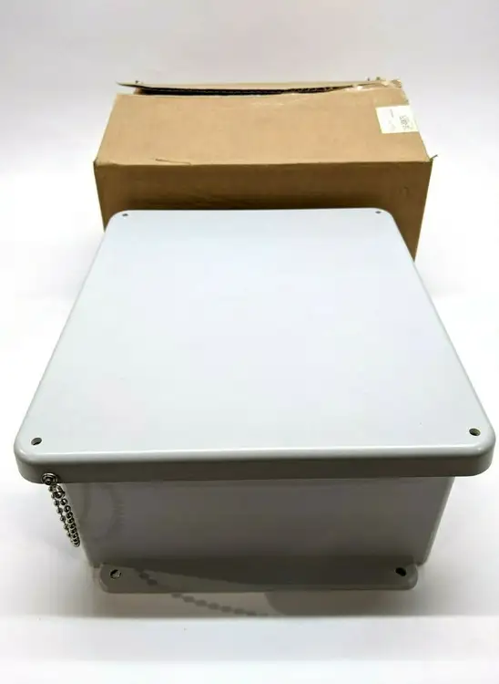 Used WIEGMANN 12” X 10” X 5” JIC SERIES SCREW COVER GRAY Nuts & Screws | Maverick Industrial Sales #1107161
