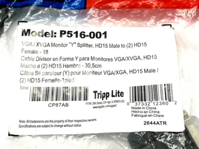 New | in-Stock Tripp Lite P516-001 Cable & Wire Michigan US | Maverick Industrial Sales #1468067