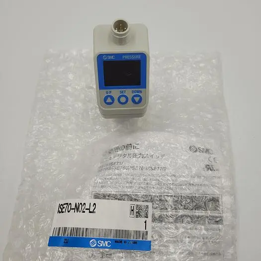 New | in-Stock SMC SMC CORPORATION ISE70-N02-L2 PRESSURE SWITCH, 3 SCREEN, AIR, 1/4NPT, 0-1 MPA, IO LINK COMPATIBLE PLC Input & Output | ND Industrial Surplus #1218273