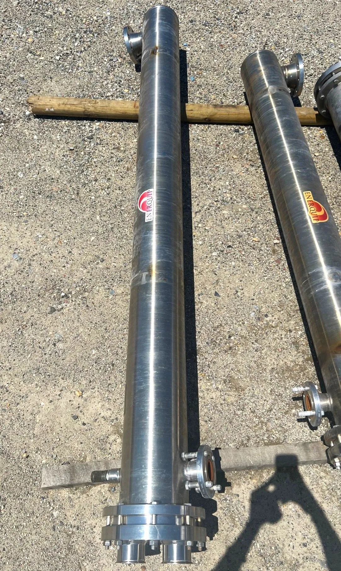 USED ENERQUIP 70 Sq Ft Enerquip Shell and Tube Heat Exchanger