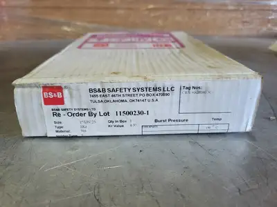 Used BS&B SAFETY SYSTEMS LLC 11500230-1 Safety Equipment British Columbia CA | Lenmark #265682