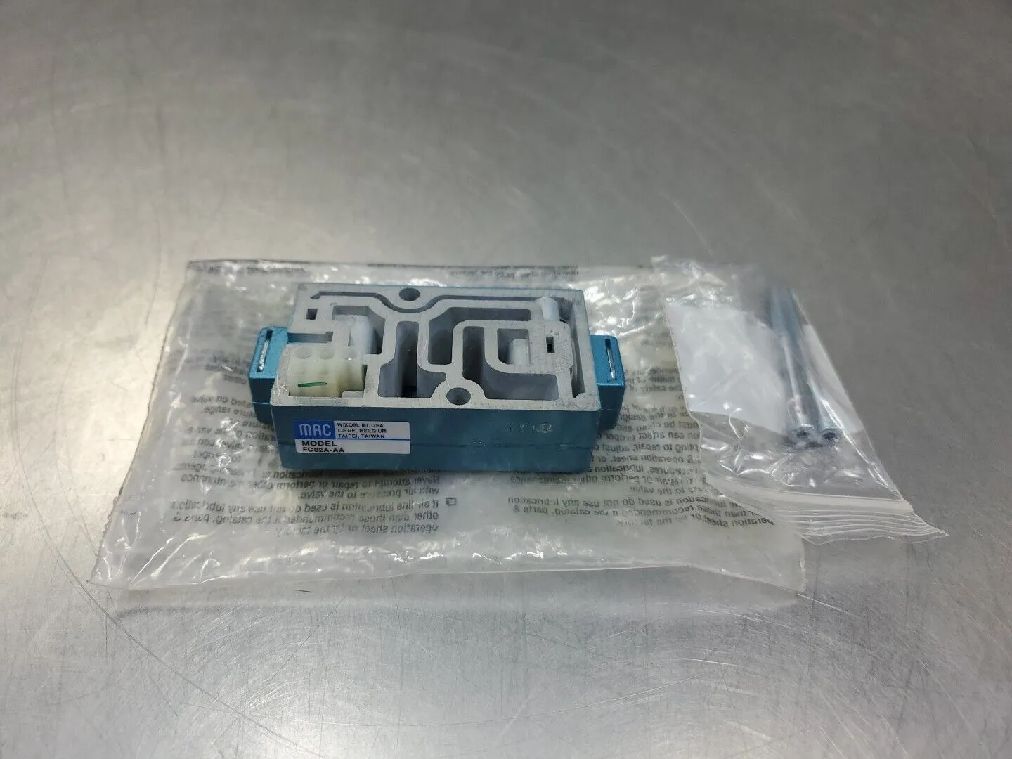 MAC FC82AAA ADVANCED PNEUMATIC VALVE. 6A-12