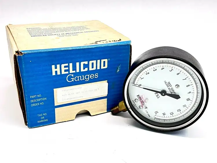 New | in-Stock HELICOID PRESSURE GAUGE Misc Industrial Equipment | Maverick Industrial Sales #1109607