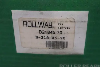 ROLLWAY B21845-70  JOURNAL BEARING OUTER RING NEW STOCK CC189