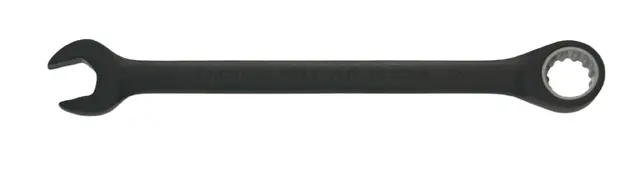 Proto 12mm Non-Reversible Ratcheting Combination Spline Wrench 12 Point Black