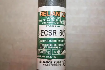 USED RELIANCE ELECTRIC ECSR-60A