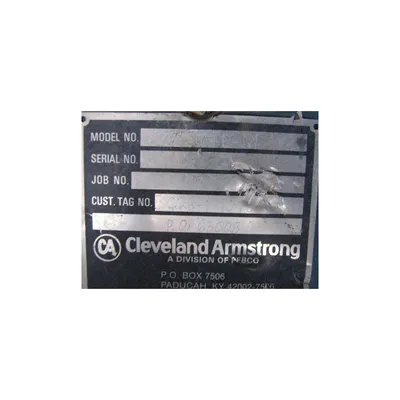 USED 6" CLEVELAND ARMSTRONG DIVERTER VALVE