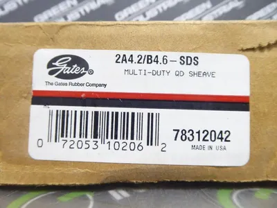 Gates 2A4.2/B4.6-SDS Multi-Duty QD Sheave 78312042 New NIB