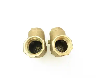 Nibco 1" FNPT Bronze Swing Check Valve T-Pattern Female Threaded  Lot of 2