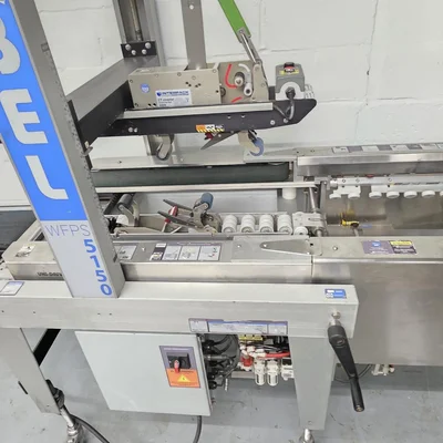 Bel 5150 Box Top and Bottom Tapping Machineand case former # 6989