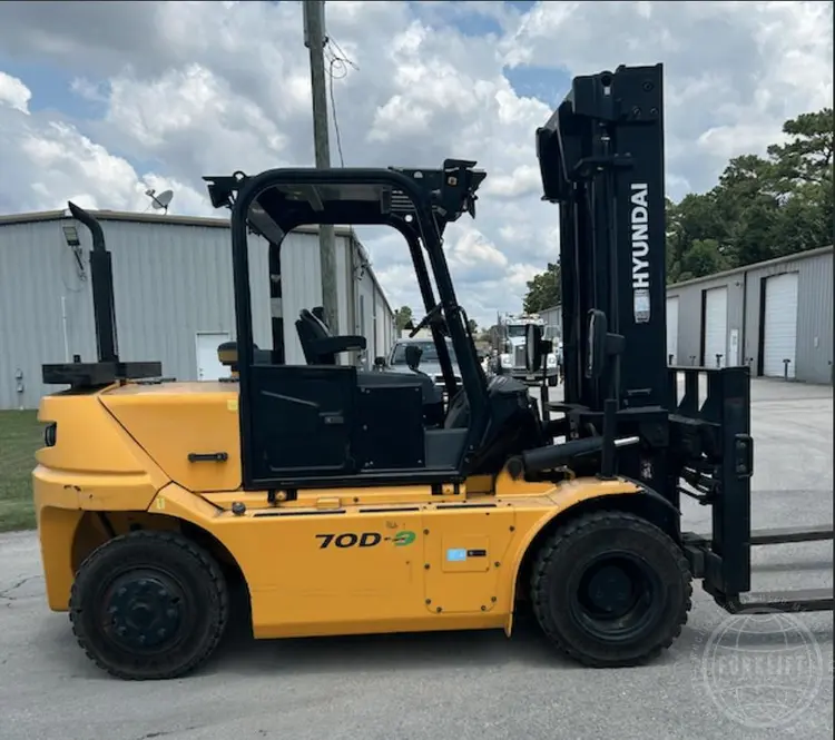 Used 2018 HYUNDAI 70D-9 Internal Combustion Forklifts: Pneumatic Tire Texas US | Forklift Exchange #1274643