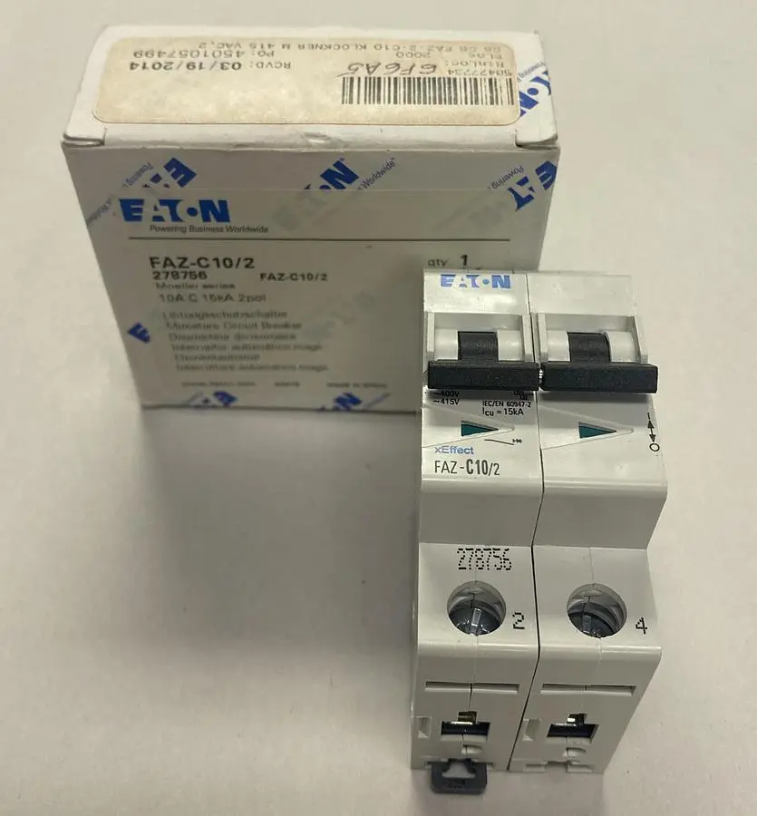 Used EATON FAZ-C10/2 Miscellaneous Equipment (Electrical & Power) | Surplus Asset Holdings #1195134