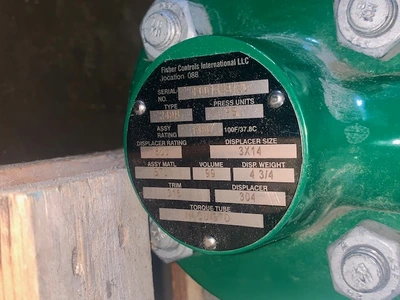 Fisher 249B 1.5" CL600 Level Troll