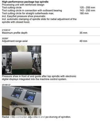 Used WEINIG HYDROMAT 3000 MOULDER WITH INFEED SYSTEM Woodworking Moulders North Carolina US | CAROLINA MACHINERY SALES #1321854