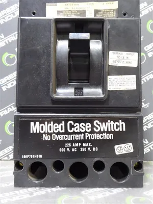 Westinghouse JA3225NW Molded Case Switch 600VAC 225 Amp Used