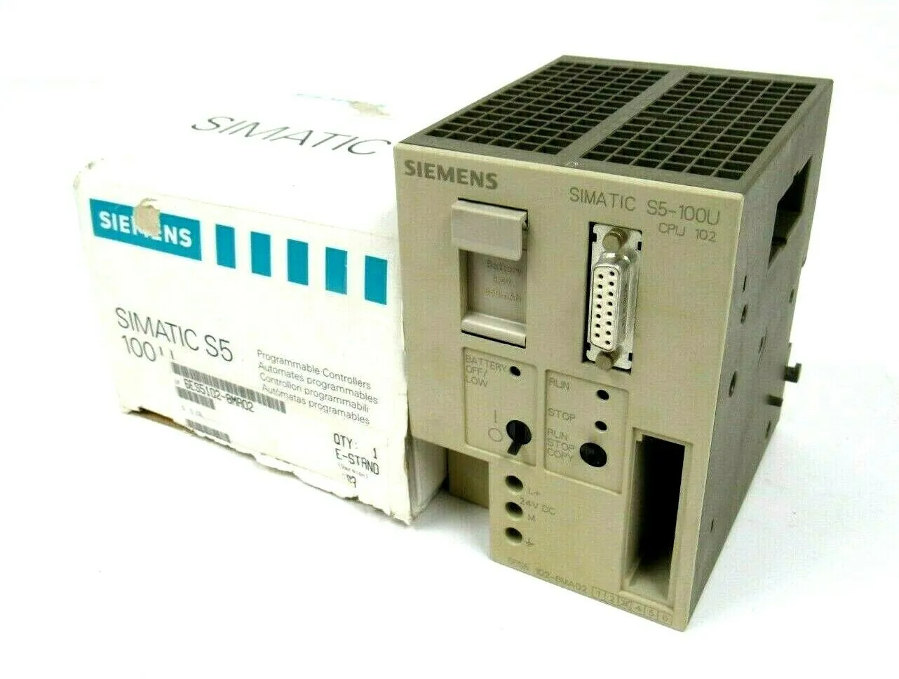 NEW SIEMENS 6ES5102-8MA02 CPU UNIT S5-100U 6ES51028MA02