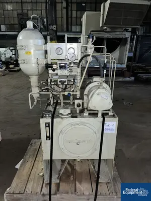 USED Berstorff 1,610 MM (63") Berstorff Vertical Two Roll Calander Sheet Stack