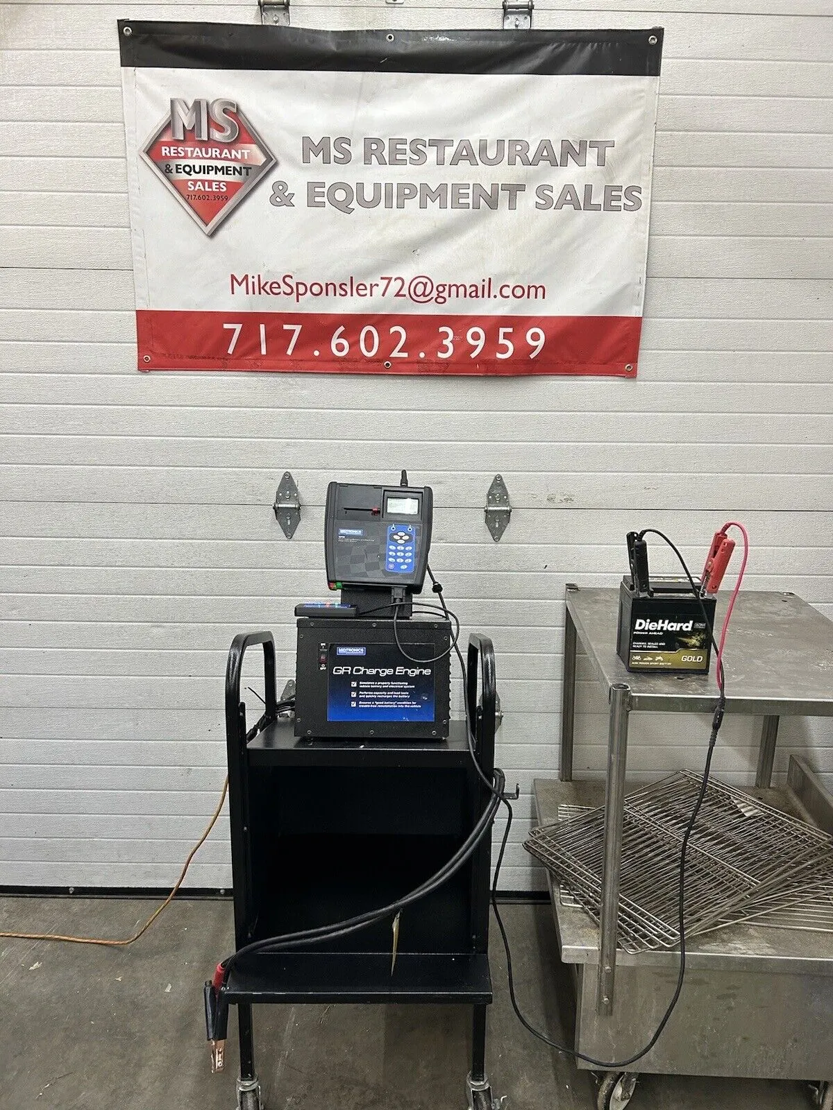 Midtronics GR8-B Diagnostic Battery Charging Station Working Great
