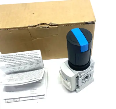 New | in-Stock Festo Pneumatic Pressure Regulator G1/4" Ports 529417 Air Pressure Regulators Michigan US | Maverick Industrial Sales #1424127