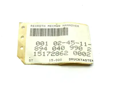 USED BOSCH REXROTH FLUSH PUSHBUTTON