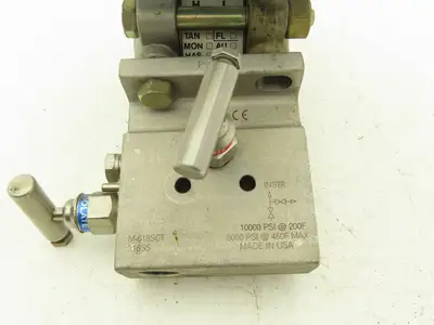 Rosemount M-618SCT316SS 1151GP5E22B1 Pressure Transmitter 45VDC & Valve