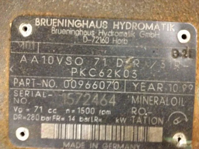 Used Brueninghaus Hydromatik _UNKNOWN_ Pumps Minnesota US | Peak Machinery, Inc. #288923