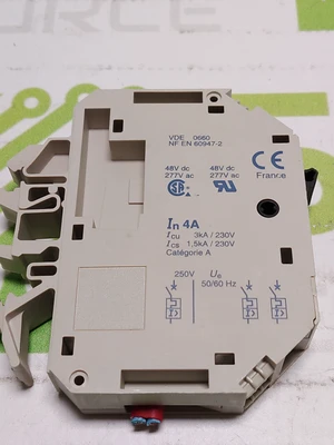 SCHNEIDER ELECTRIC TELEMECANIQUE GB2-CB09 4A 1-POLE CIRCUIT BREAKER