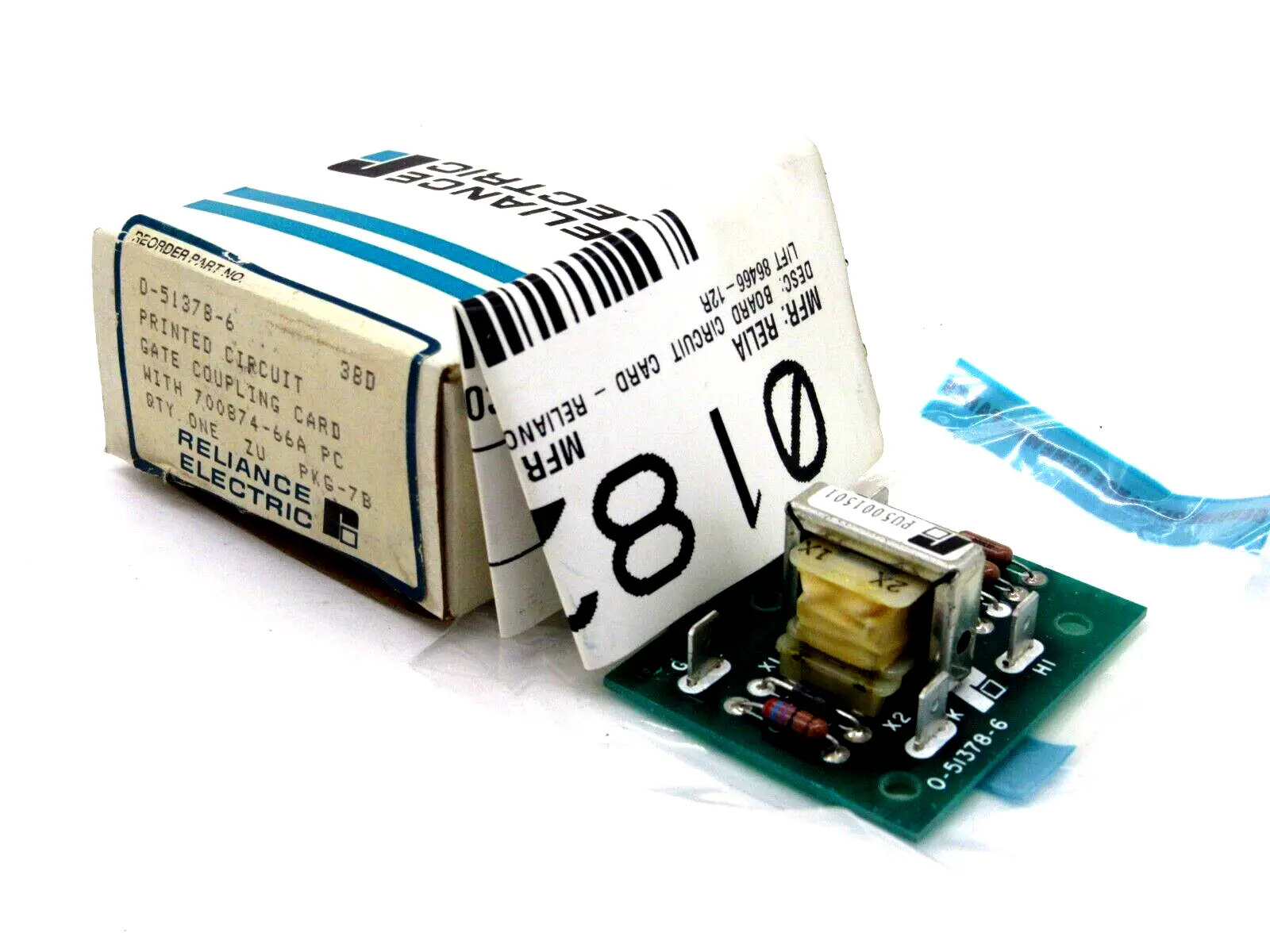 NEW RELIANCE ELECTRIC 0-51378-6 CIRCUIT GATE COUPLING CARD 0513786