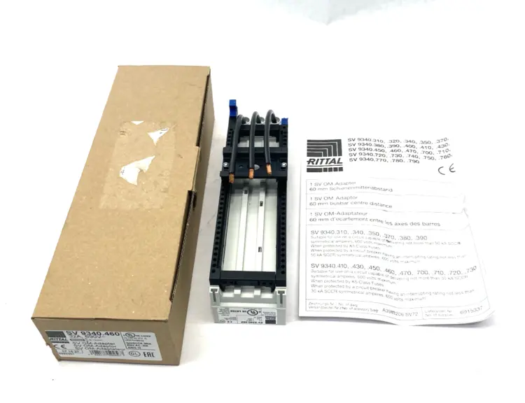 New | in-Stock Rittal Busbar OM Adapter w/ Cables 9340460 Connector Accessories Michigan US | Maverick Industrial Sales #1400808